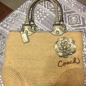 Coach beach summer purse